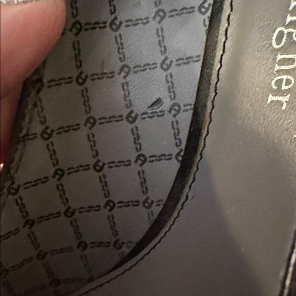 NWT VTG Etienne Aigner Orah Leather Tassel Kitten-Heel Pumps 90s Y2K Office - Picture 9 of 13